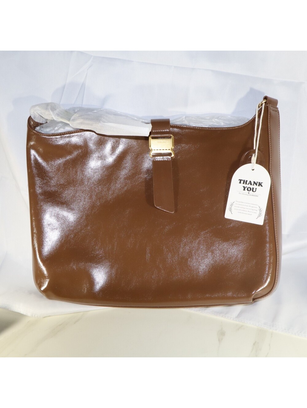 LA FESTIN Leather Top Handle Satchel Purse for Women